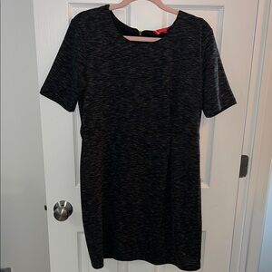 Elle Charcoal Black Mini Dress